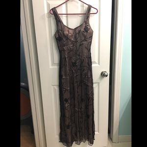 Beautiful Vintage Floor Length Prom Dress, Sz 6